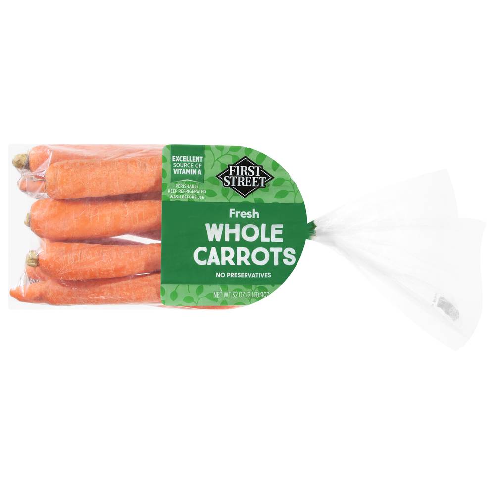 First Street Whole Carrots (2 lbs)