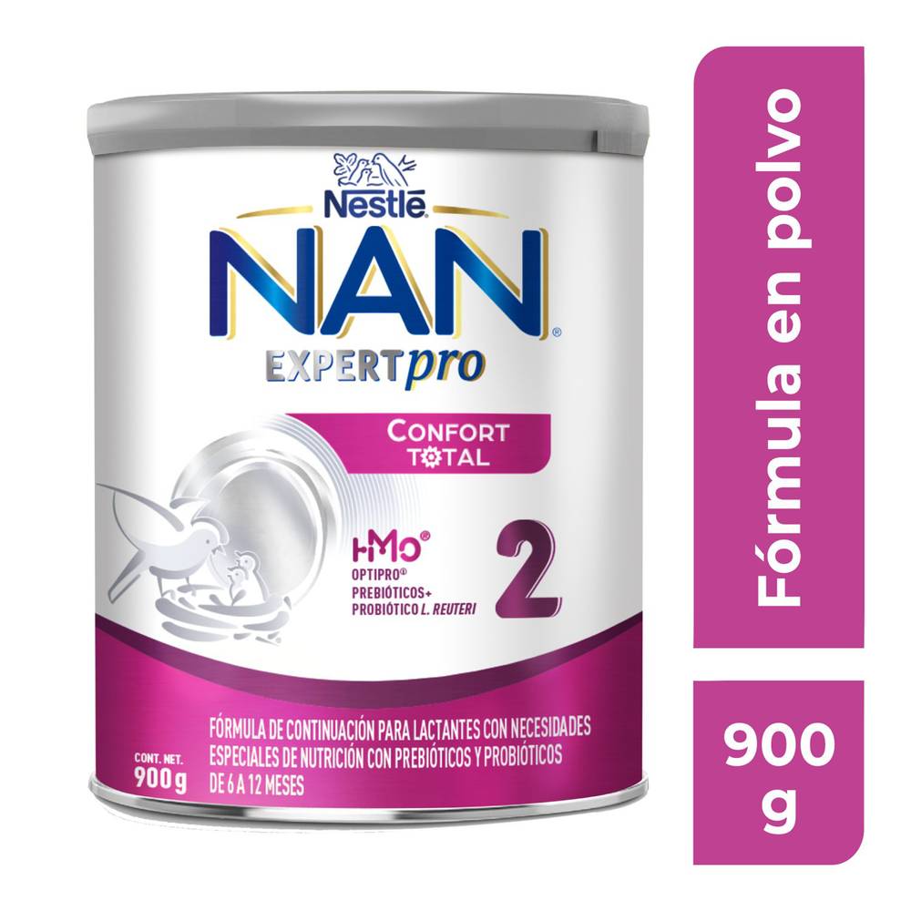 NAN · Fórmula láctea expert pro, Etapa 2 (900 g)