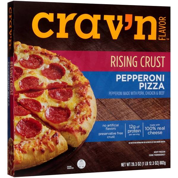 Crav'n Flavor Rising Crust Pepperoni Pizza (28.3 oz)