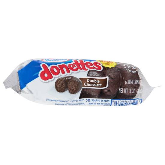 Hostess Donettes Double Chocolate Mini Donuts (6 ct)