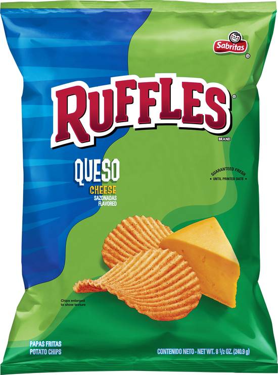 Ruffles Queso Cheese Sazonadas Flavored Potato Chips