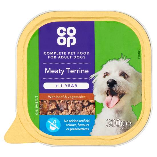Co-Op Meaty Terrine With Beef & Vegetables +1 Year 300g