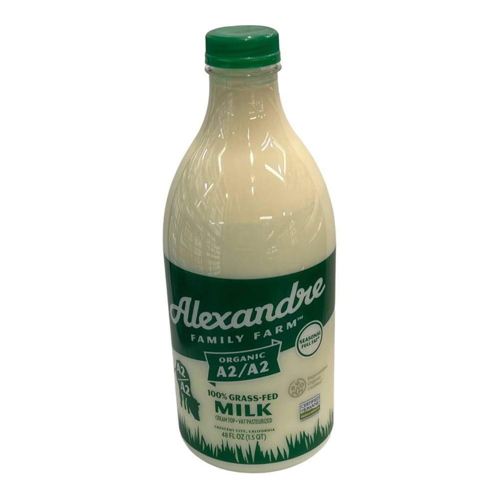 Alexandre Family Farm 100% Grass-Fed A2 Milk (48 fl oz)