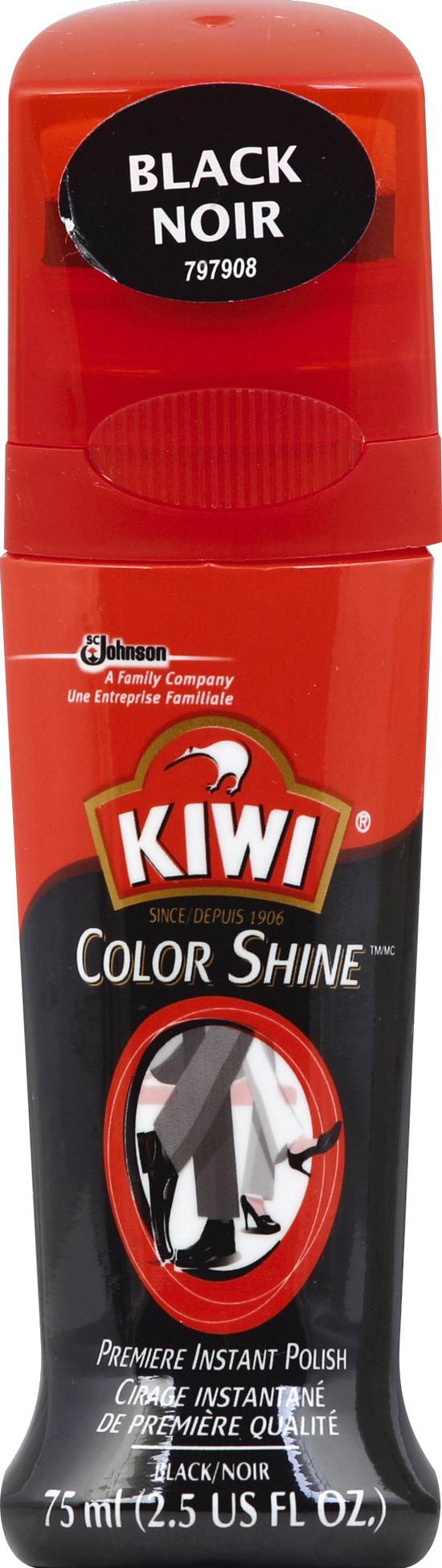 Kiwi Color Shine Black Instant Polish