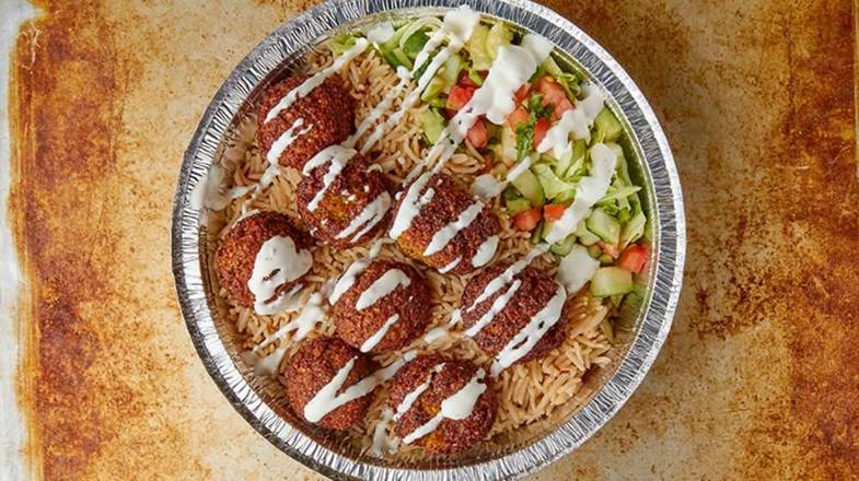 Falafel Over Rice