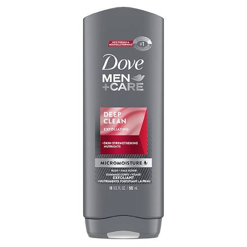 Dove Men+Care Body Wash and Face Wash Deep Clean - 18.0 Oz