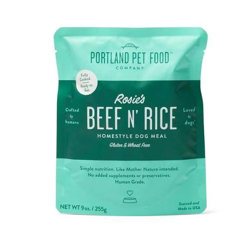 Dog Food Rosie`s Beef N Rice 9z
