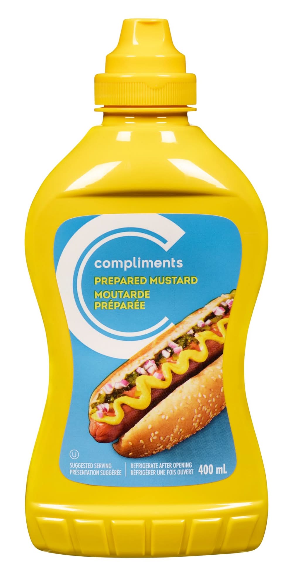 Compliments moutarde préparée - prepared mustard (400ml)