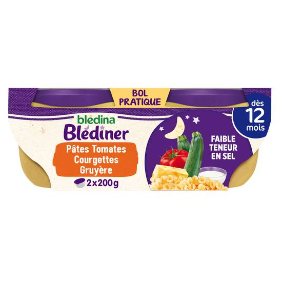 Blédina - Blediner bols pâtes coquilles (2 pièces )