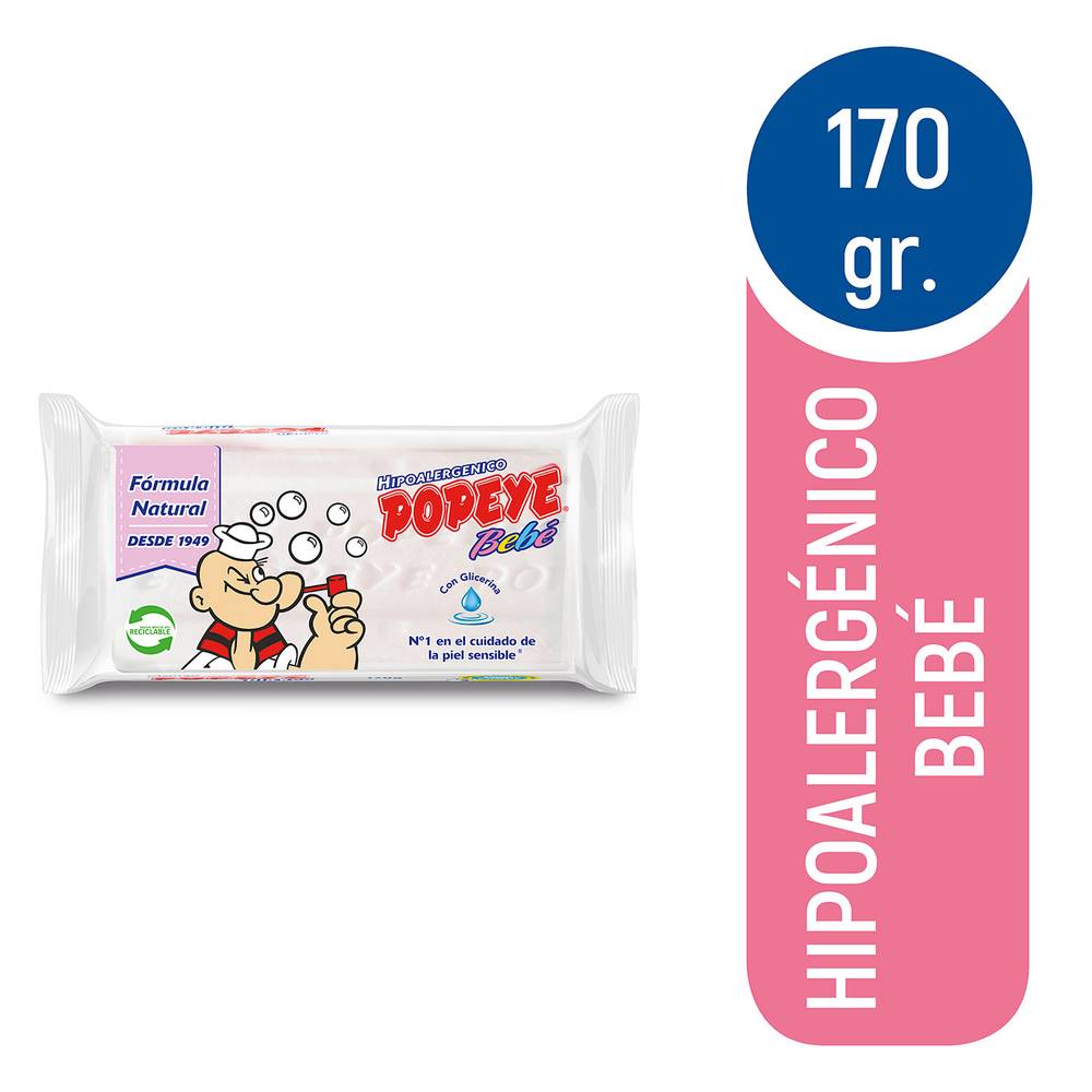 Popeye · Jabón para ropa de bebé (170 g)