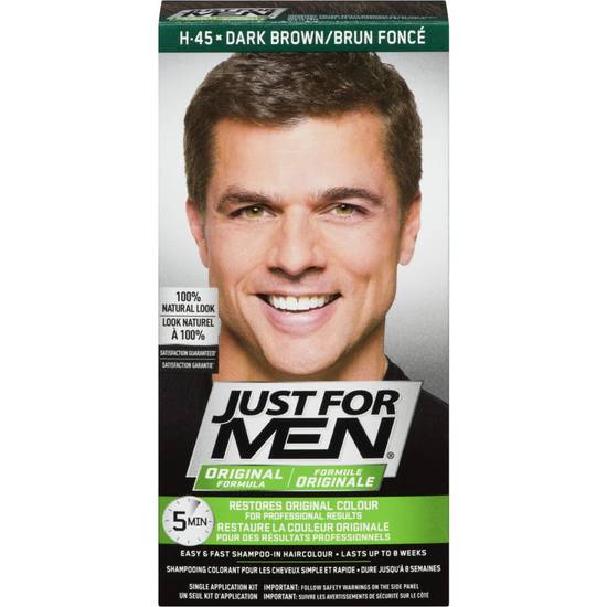 Just For Men Shampoo-In Hair Colour, Dark Brown (1 ea)
