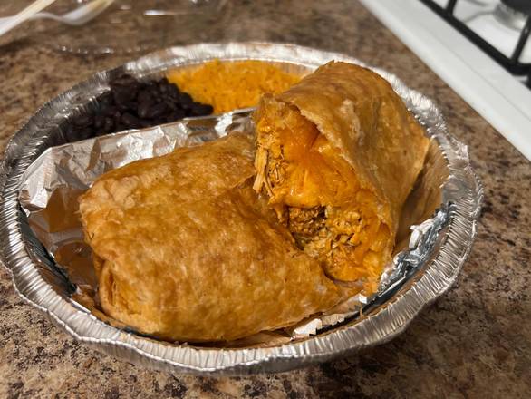 Chicken and Cheese Chimichanga