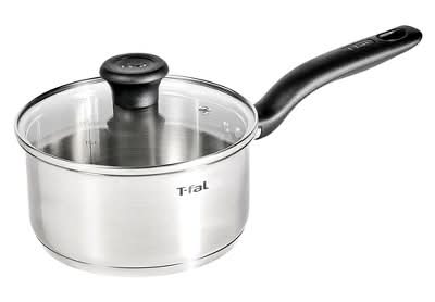 T-Fal Simply Cook Stainless Steel Sauce Pan With Lid 1.6 Qt