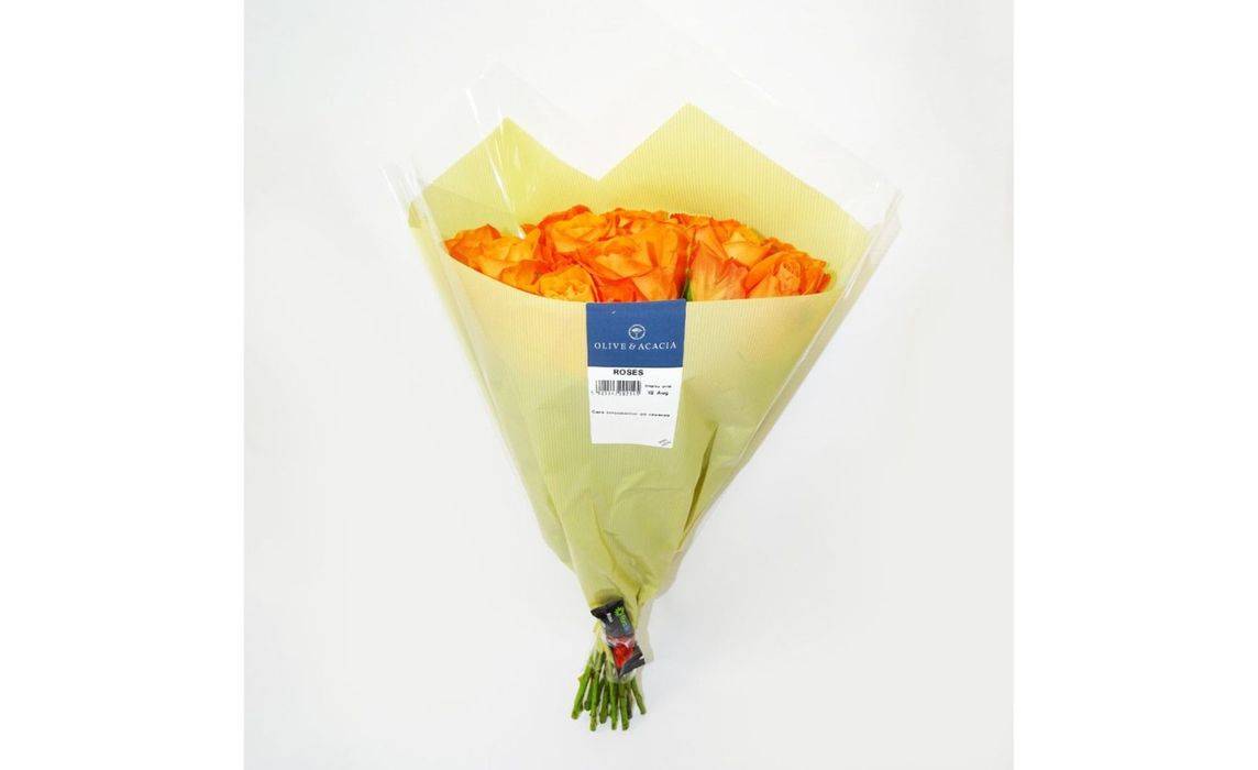 Olive & Ocacia Bouquet of Long Stem Roses (397299-5PMP)