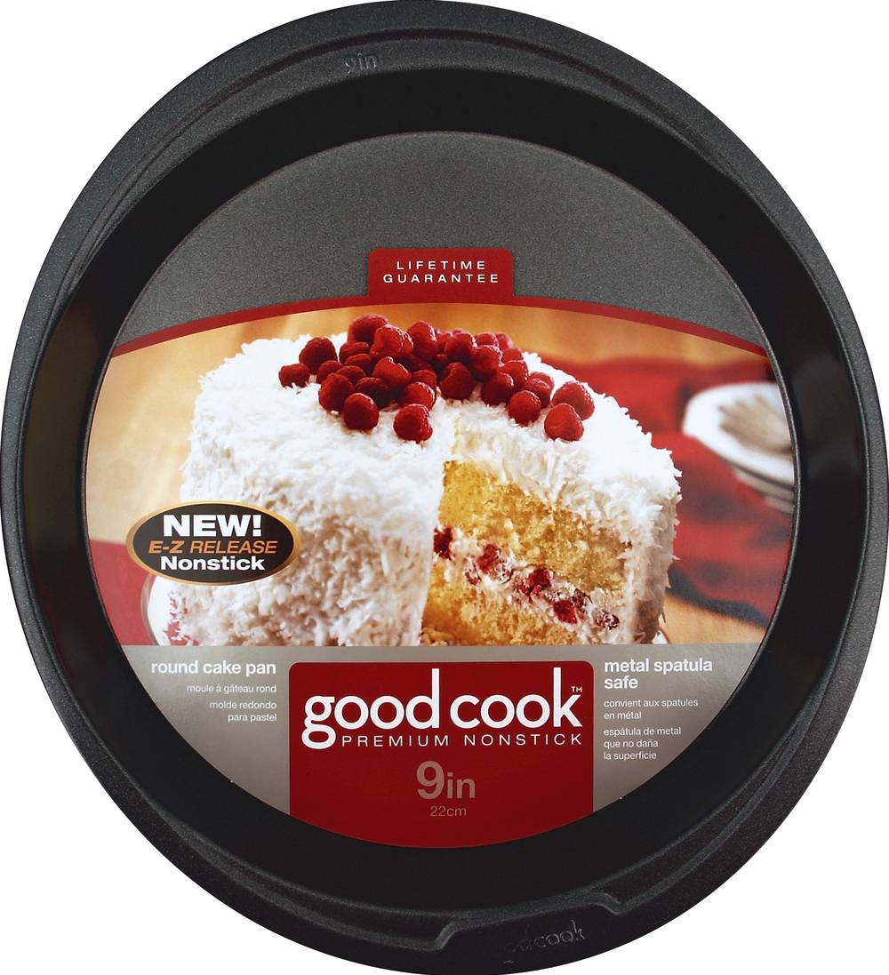 GoodCook Premium 9" Nonstick E-Z Release Round Cake Pan