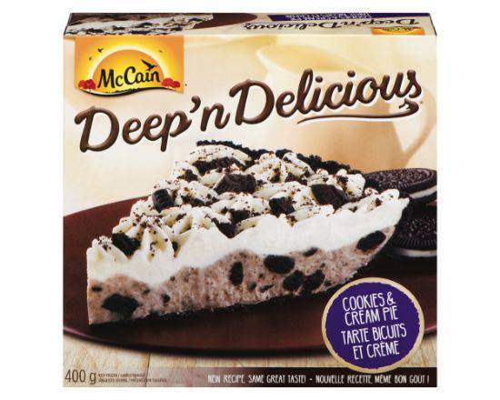 Mc Cain Deep'n Delicious Cookies & Cream Pie 400g