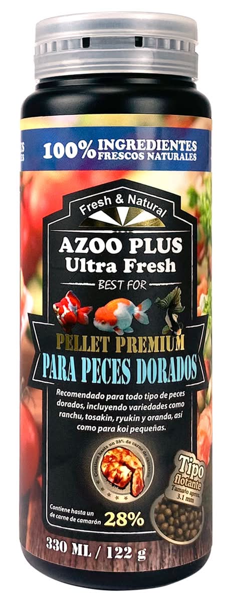 Azoo Plus · Ultra fresh pellet premium para peces dorados (122 g)
