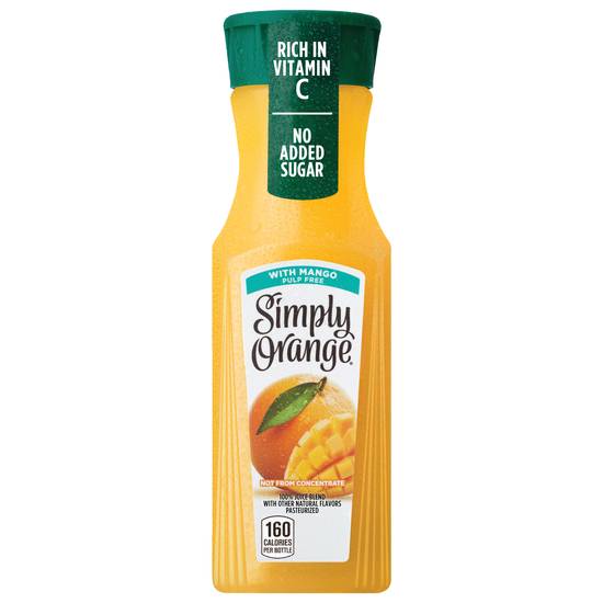 Simply Orange With Mango Juice Bottle (11.5 fl oz)