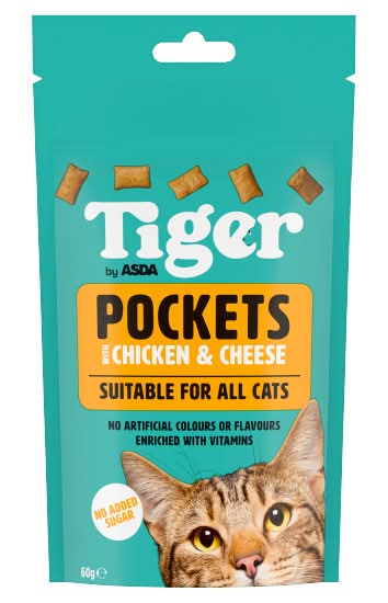 ASDA Filled Pockets With Chicken & Cheese For Cats (60g)