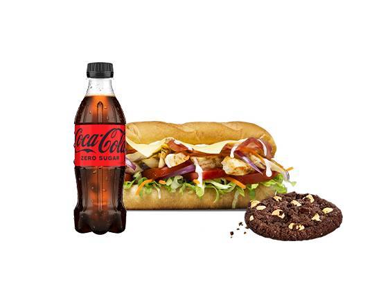 Chicken Bacon Ranch Melt Six Inch Subway® Combo
