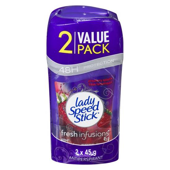 Lady speed stick fresh infusions antisudorifique invisible (45 g