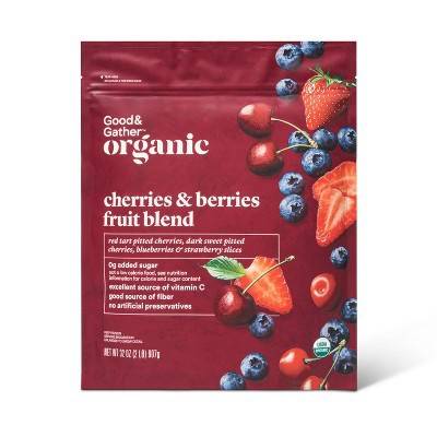 Good & Gather Organic Cherries & Berries Frozen Fruit Blend