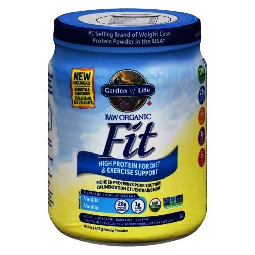 Garden of Life Raw Organic Fit Vanilla Protein Powder Delivery Near Me
