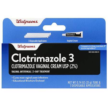 Walgreens Clotrimazole Vaginal Cream Usp (2%)