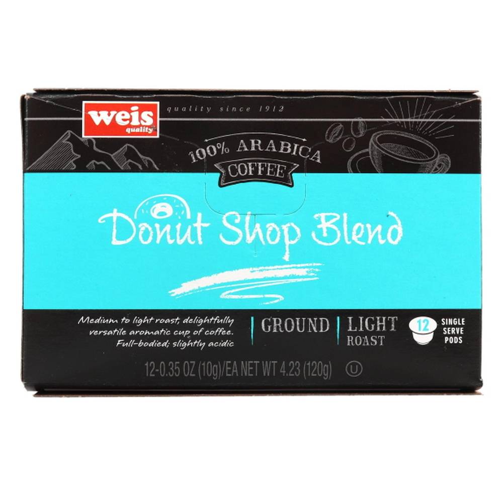 Weis Light Roast Donut Shop Blend Coffee (4.23 oz)