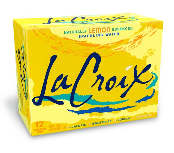 La Croix Diet Soft Soda, Lemon (12 x 12 fl oz)