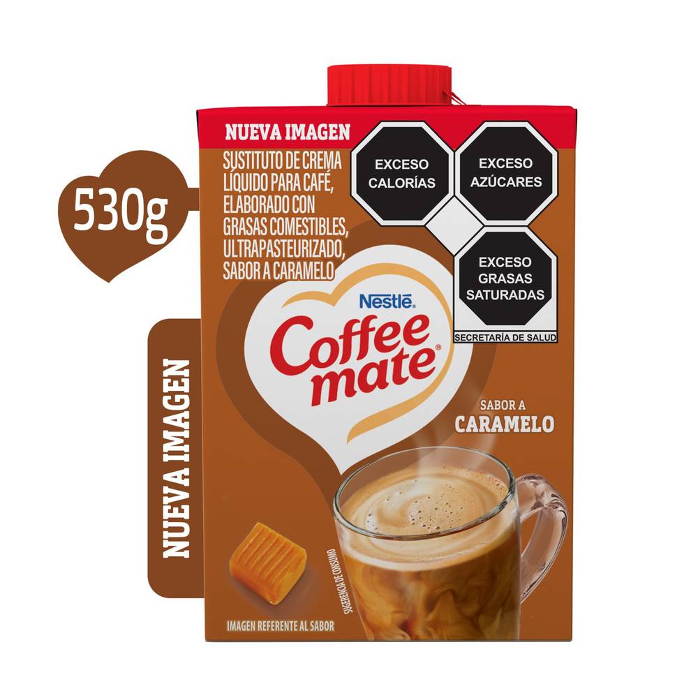 Coffee Mate · Sustituto de crema líquido para café caramelo (530 ml)