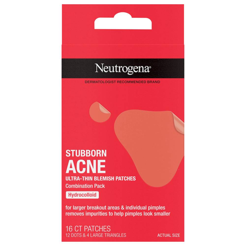 Neutrogena Stubborn Acne Ultra-Thin Blemish Patches (16 ct)