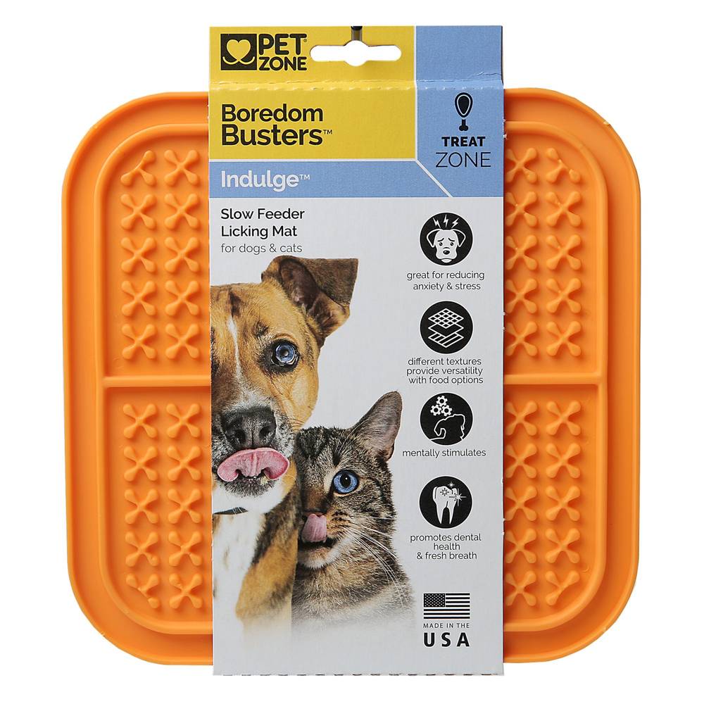 Pet Zone Boredom Busters™ Slow Feeder Licking Mat (Color: Assorted)