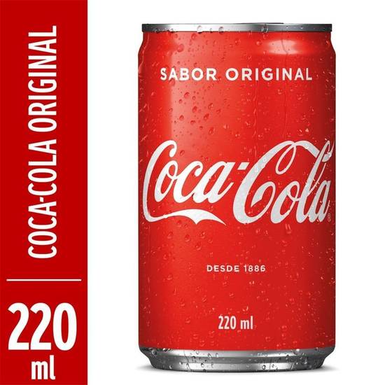 Coca-cola refrigerante sabor original (220 ml)