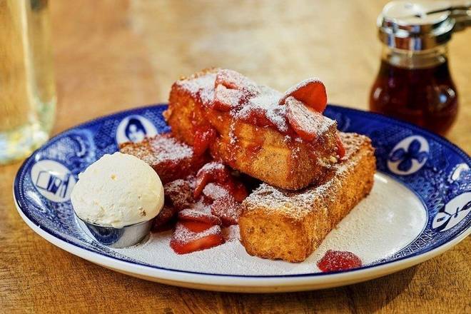 Strawberries & Cream Classic Brioche French Toast