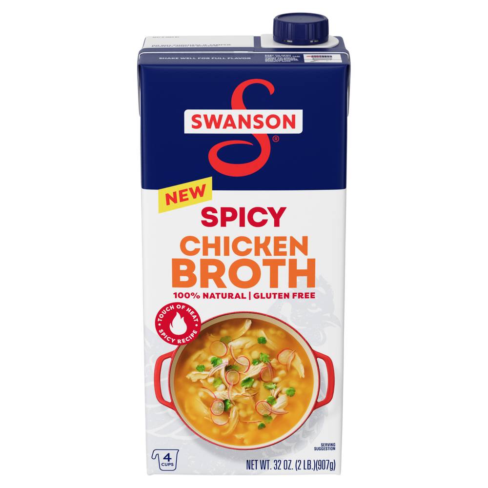 Swanson Spicy Chicken Broth (32 oz)