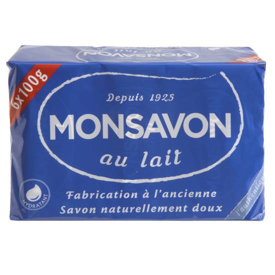 Monsavon - Savon lavant antibactérien l'authentique (6 pièces)