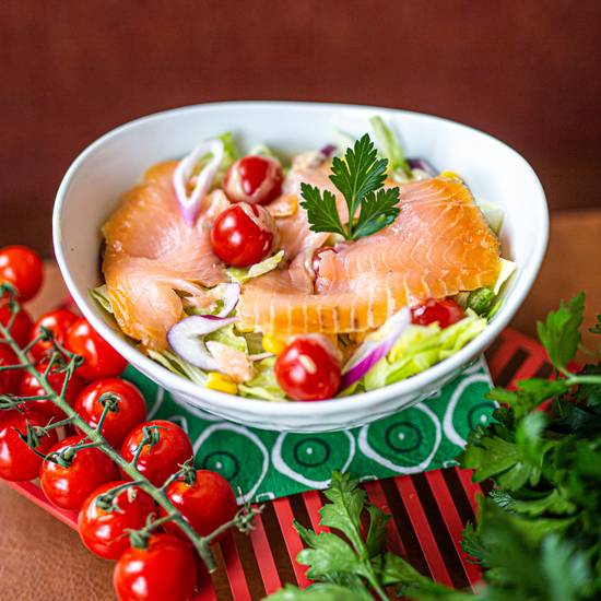 Salade saumon fumé 🍣 🐟