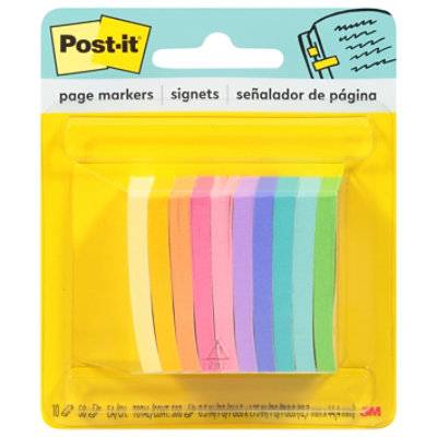Post-It Page Marker 1/2 Inch X 1 3/4 Inch Pack - 500 Count