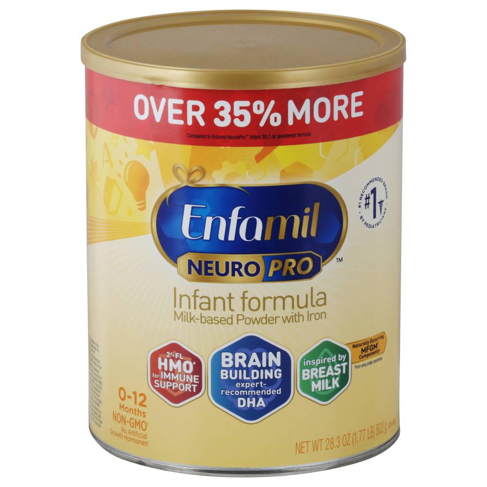 Enfamil Neuro Pro 0-12 Months Milk-Based Powder Infant Formula With Iron