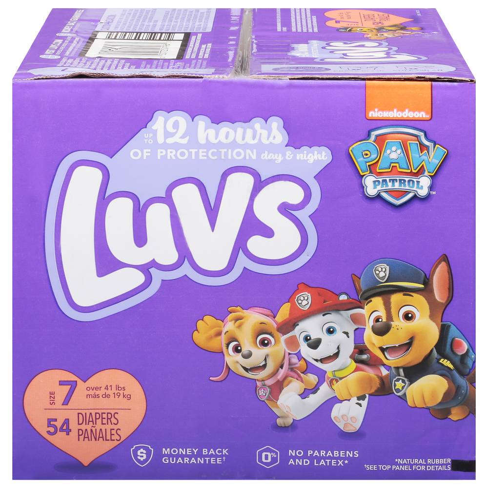 Luvs Paw Patrol Diapers (size 7) (24ct)