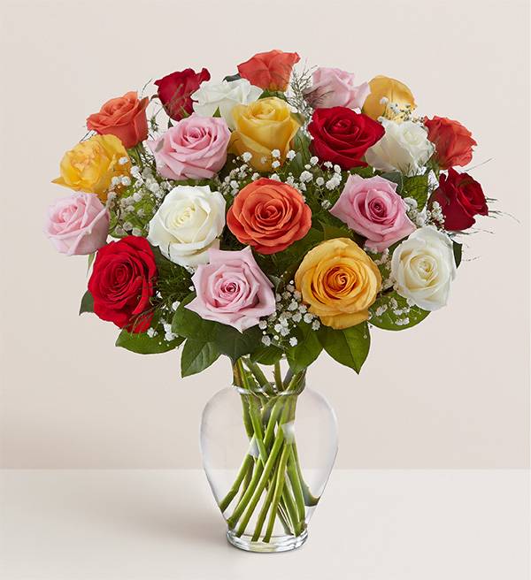 Two Dozen Assorted Roses