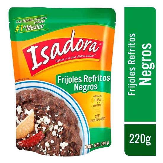 Isadora frijoles refritos negros (220 g)