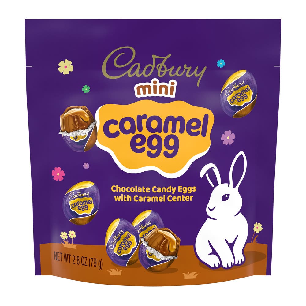 Cadbury Mini Chocolate Candy Eggs, Caramel (2.8 oz)