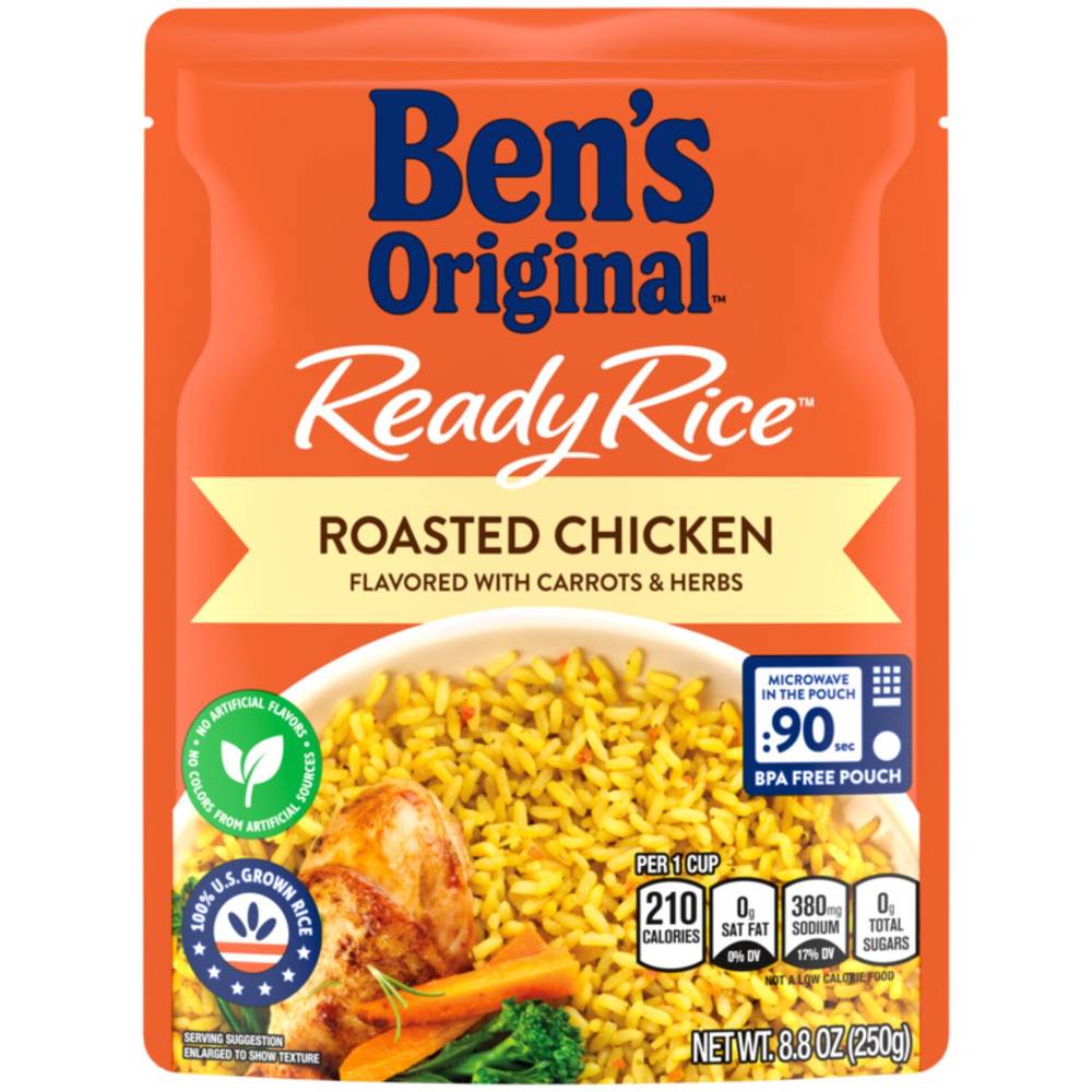 Ben'S Original Roasted Chicken Ready Rice, 8.8 Oz