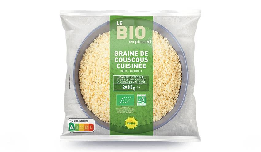 Graine de couscous cuisinée à l'huile d'olive, bio