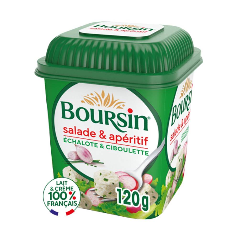 Boursin - Fromage salade & apéritif echalote & ciboulette