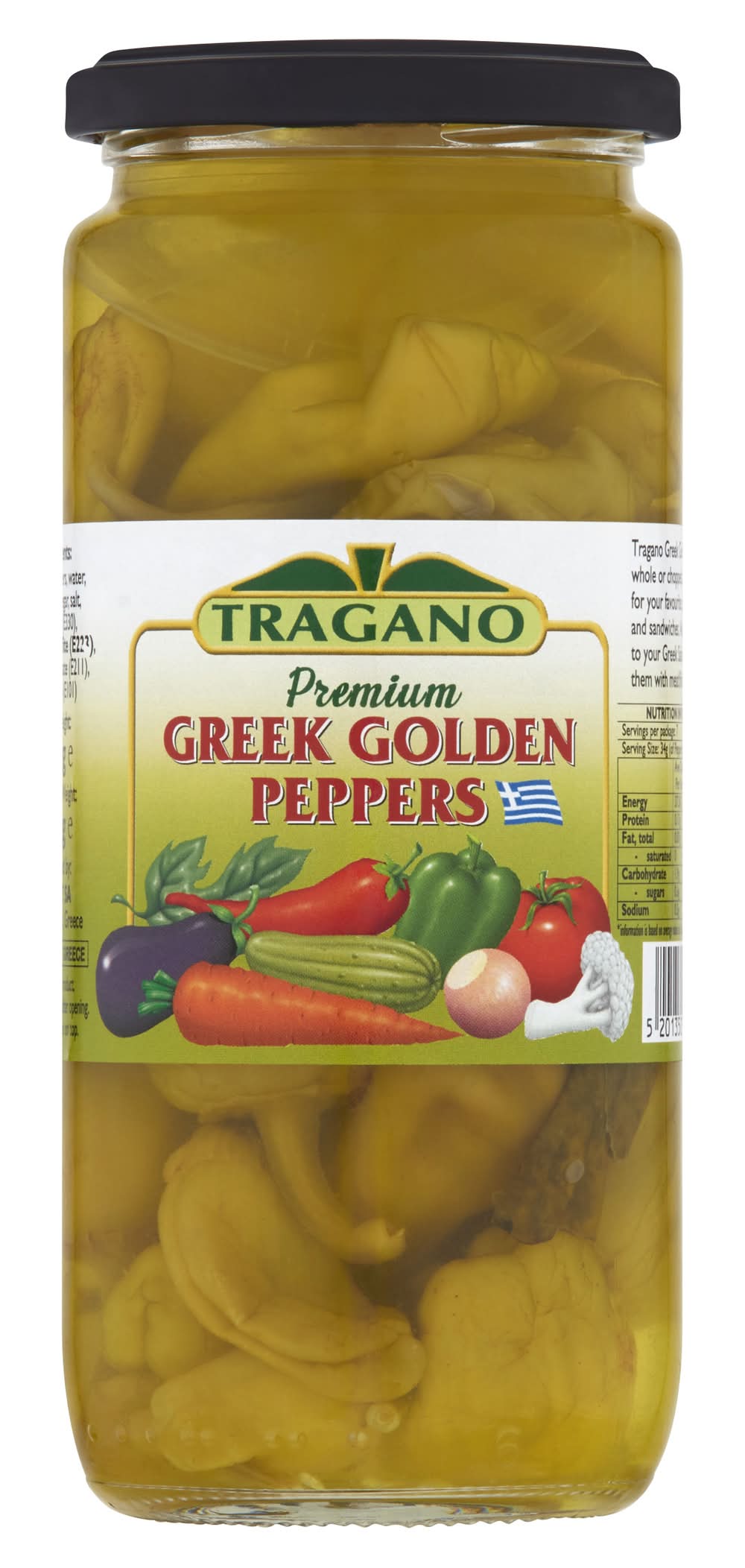 Tragano Golden Peppers (440g)