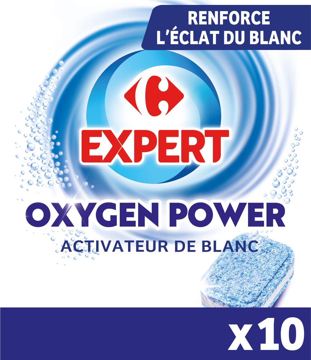 Carrefour Expert - Tablettes activateur linge de blanc (10)