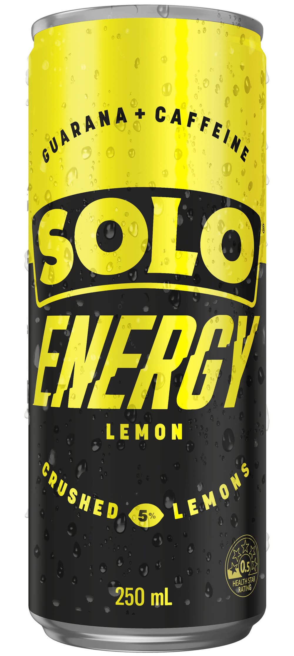 Solo Energy Drink, Lemon (250mL)